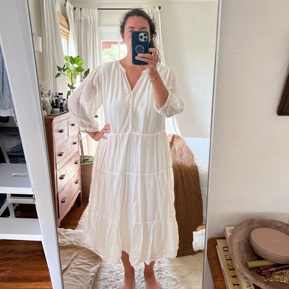 Velvet Jacqueline Puff Sleeve Dress - Picture 2 of 7